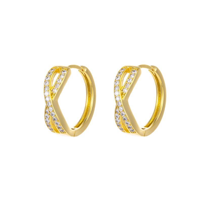 Örhängen med glasstenar