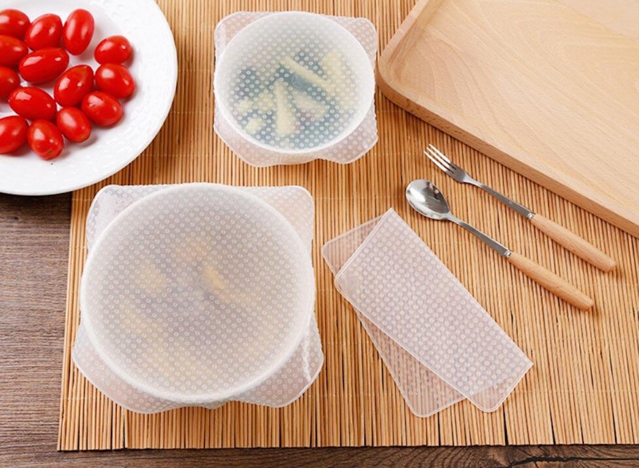 16-Pack Reusable Silicone Lids - Flexible Storage for the Kitche