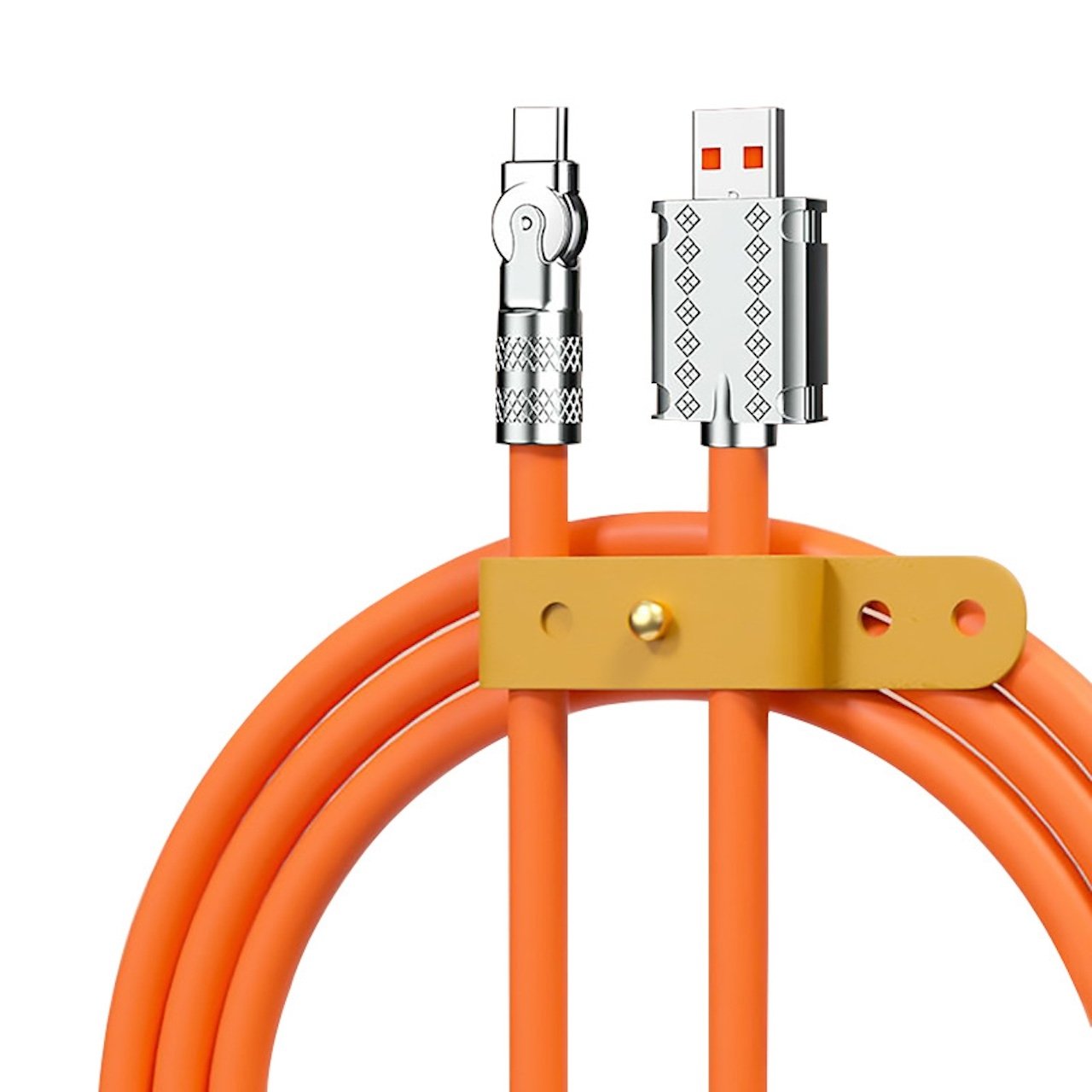 180° Roterande Snabbladdningskabel - Lightning, USB TYPE-C