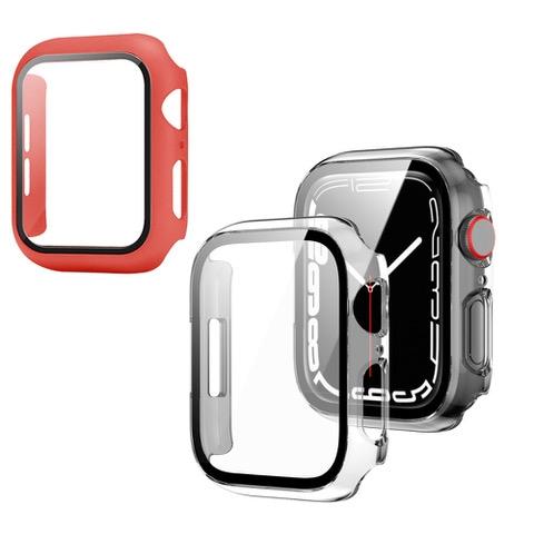 2-Pack Apple Watch Skal + Glas Skydd - Fullständigt Skydd