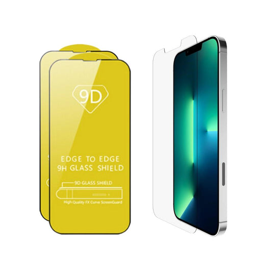 2-Pack Premium Skärmskydd i Härdat Glas för iPhone