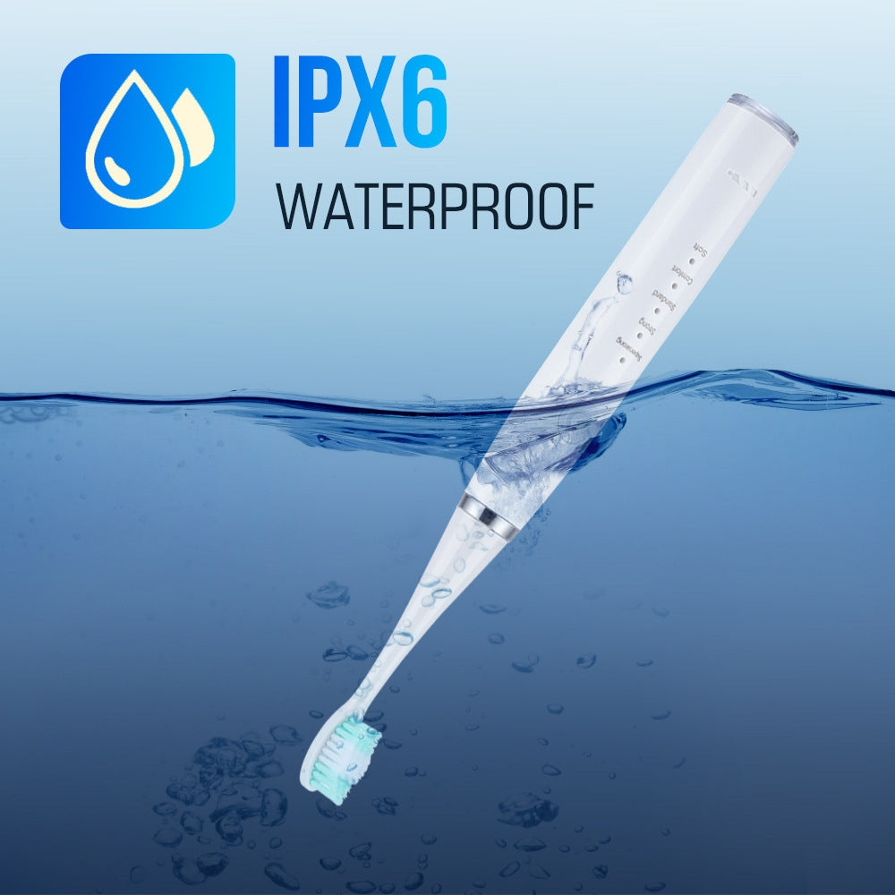 2-i-1 Elektrisk Tandrengörare & Tandborste IPX6