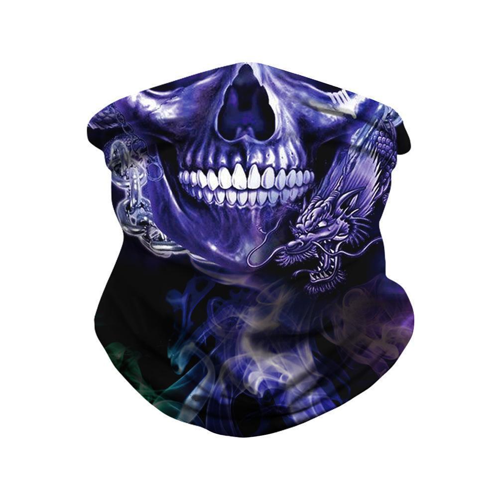 6-Pack Skull Bandana - Mixade Multifunktionella Scarfs