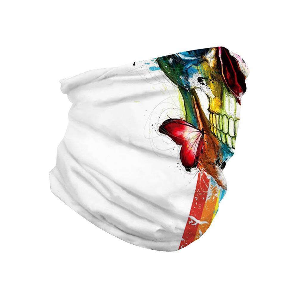 6-Pack Skull Bandana - Mixade Multifunktionella Scarfs