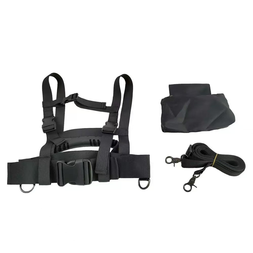 Barnsele för skidträning - justerbart träningsband