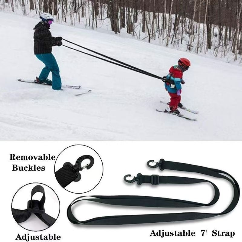 Barnsele för skidträning - justerbart träningsband