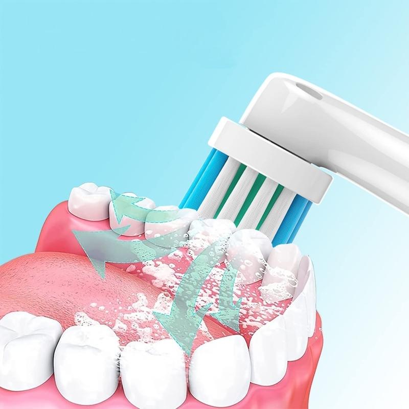 8-pack Ersättningshuvuden – Kompatibla med Braun Oral-B