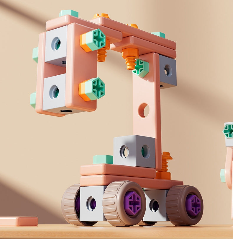 Byggleksak för barn - 103 delar med elverktyg