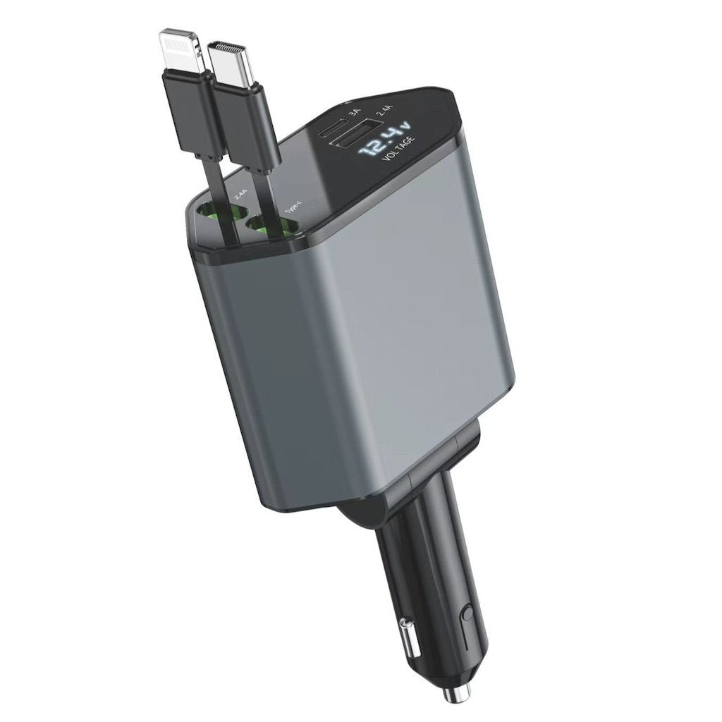C1 billaddare – USB, Type-C & snabbladdning upp till 120W