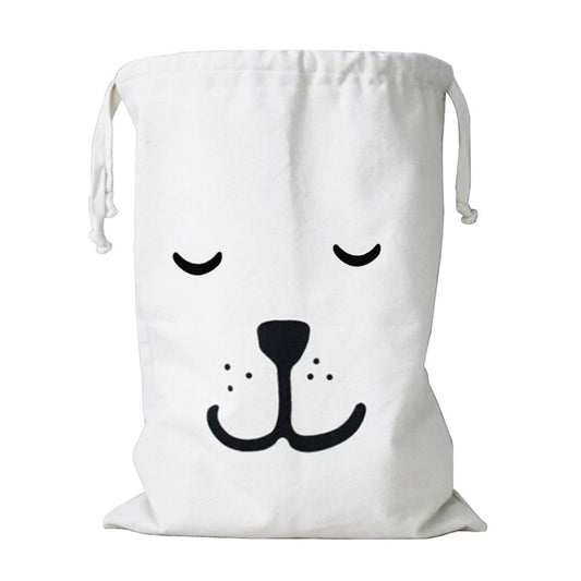 Canvas Tote stängande toppåse (S)