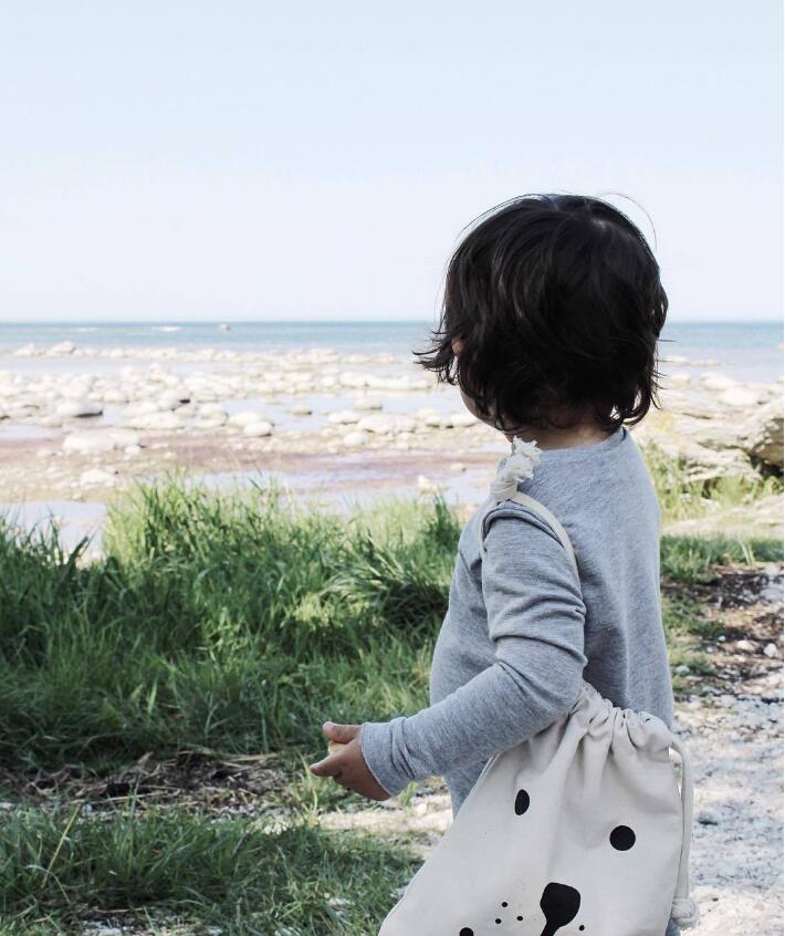 Canvas Tote stängande toppåse (S)