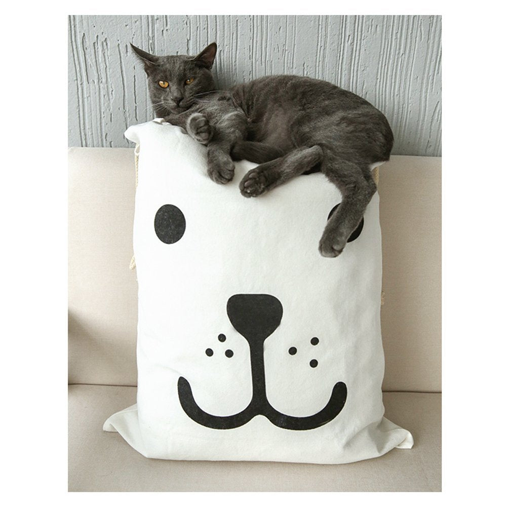 Canvas Tote stängande toppåse (S)