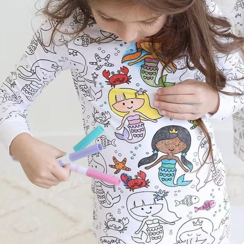 DIY Pyjamas för Barn – Måla och Skapa Själv!
