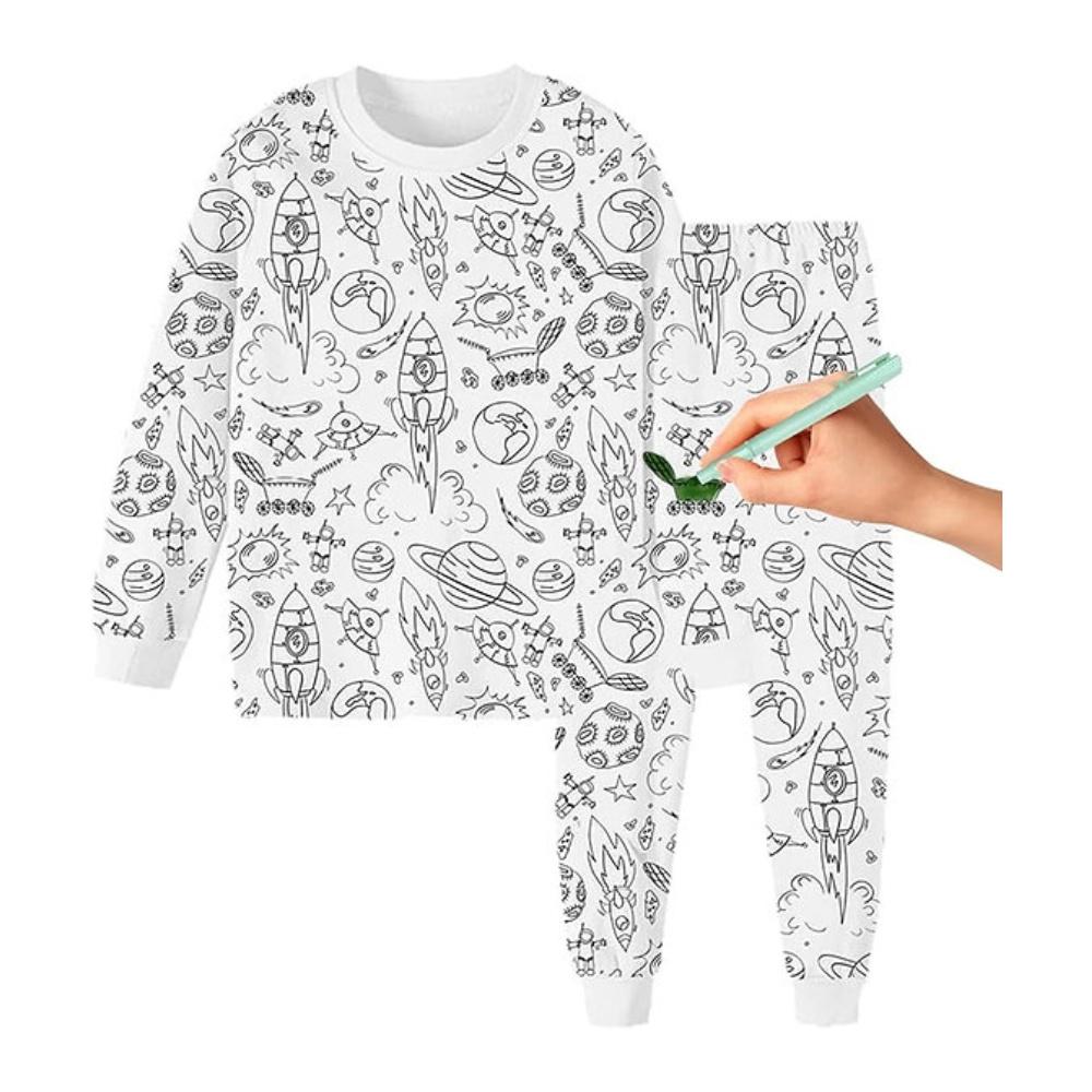 DIY Pyjamas för Barn – Måla och Skapa Själv!