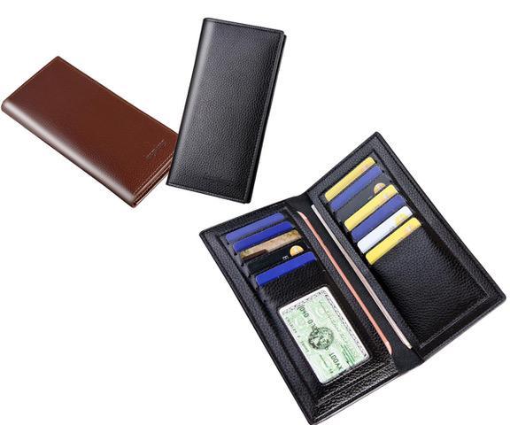 Elegant Reseplånbok i PU Läder - Skydda dina Kort & Dokument