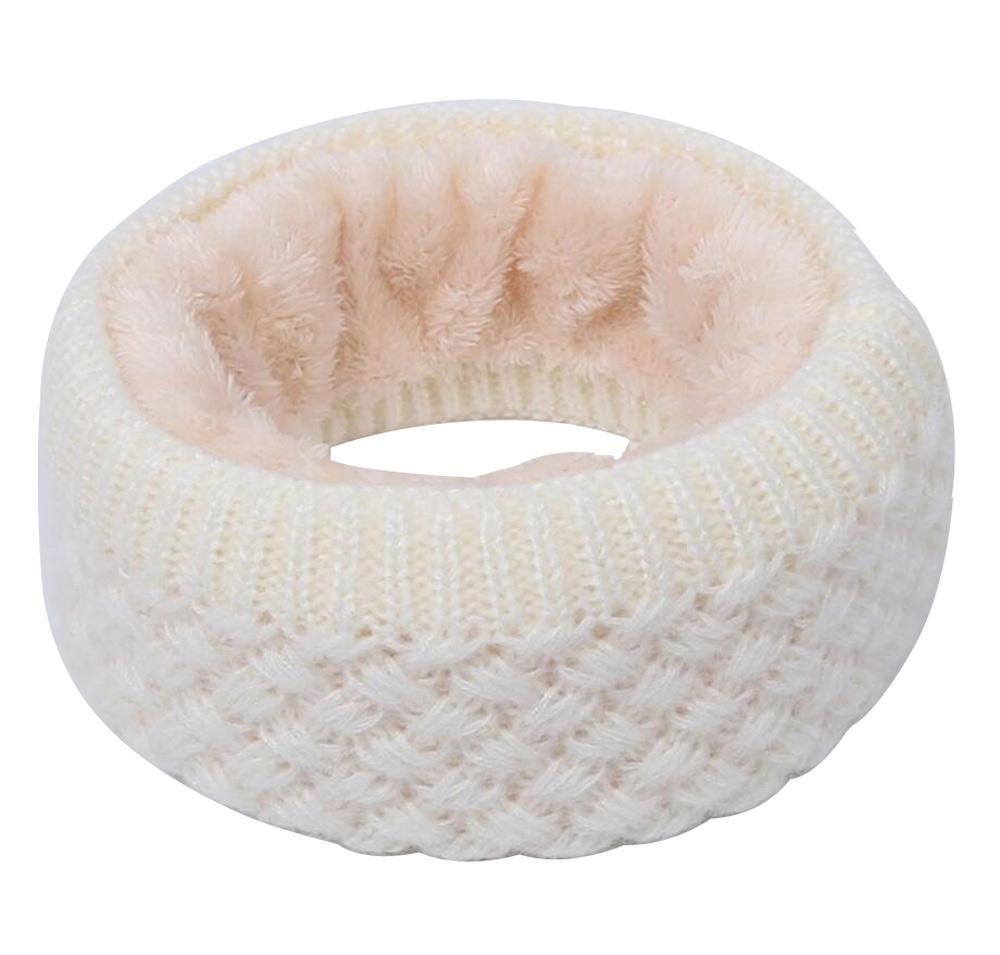 Fluffig Stickad Halsduk - Super Stiligt, Perfekt för Höst/Vinter