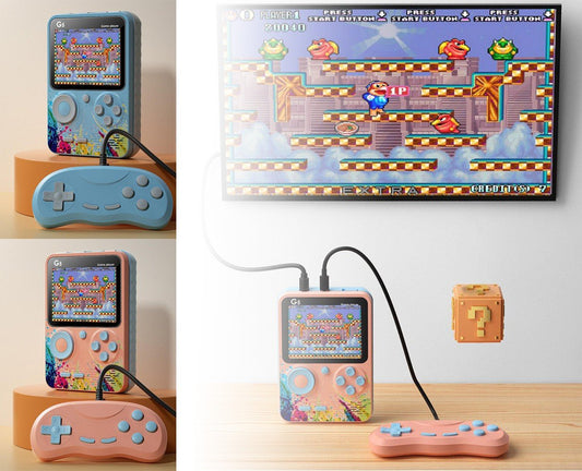 G5 Retro Spelkonsol – 500 Spel och snygg design