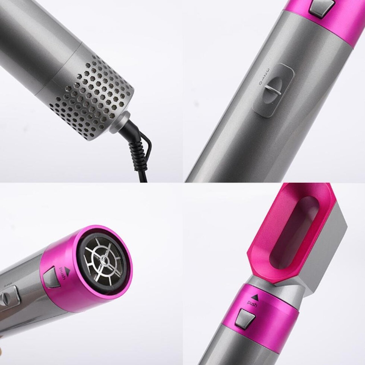 Hår Styling Bundle – Trådlös Locktång & 5-i-1 Värmeborste