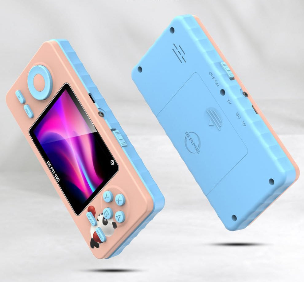 Handhållen spelkonsol med 500 retrospel - för 1-2 spelare