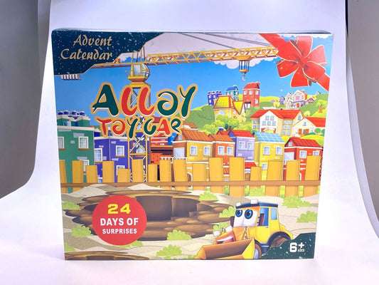 Julkalender med Bilar & Byggfordon – 24 Delar Lekset