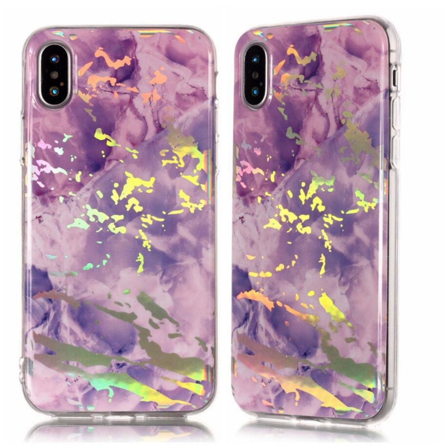 Laser marmorskal för iPhone X/Xs