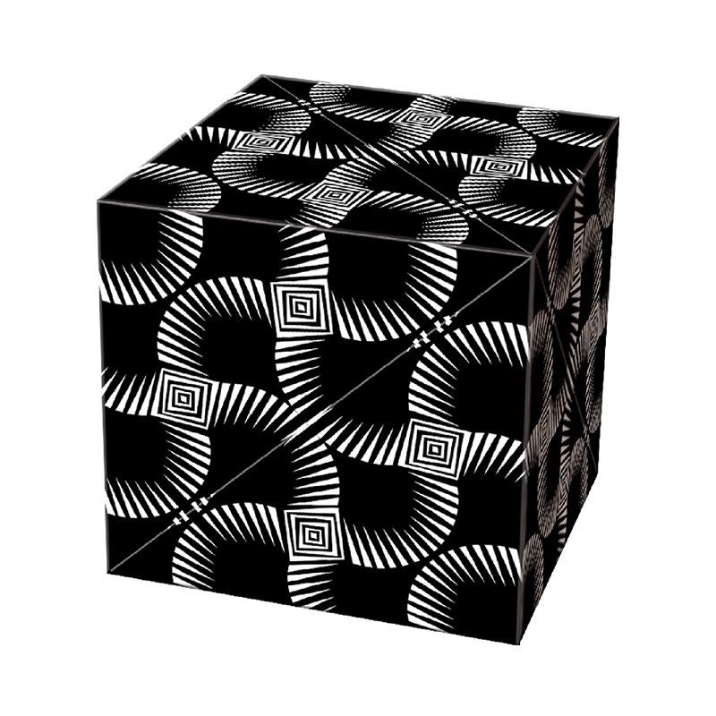 Magic Cube Magnetisk Kub - Skapa 3D Konst & Minska Stress