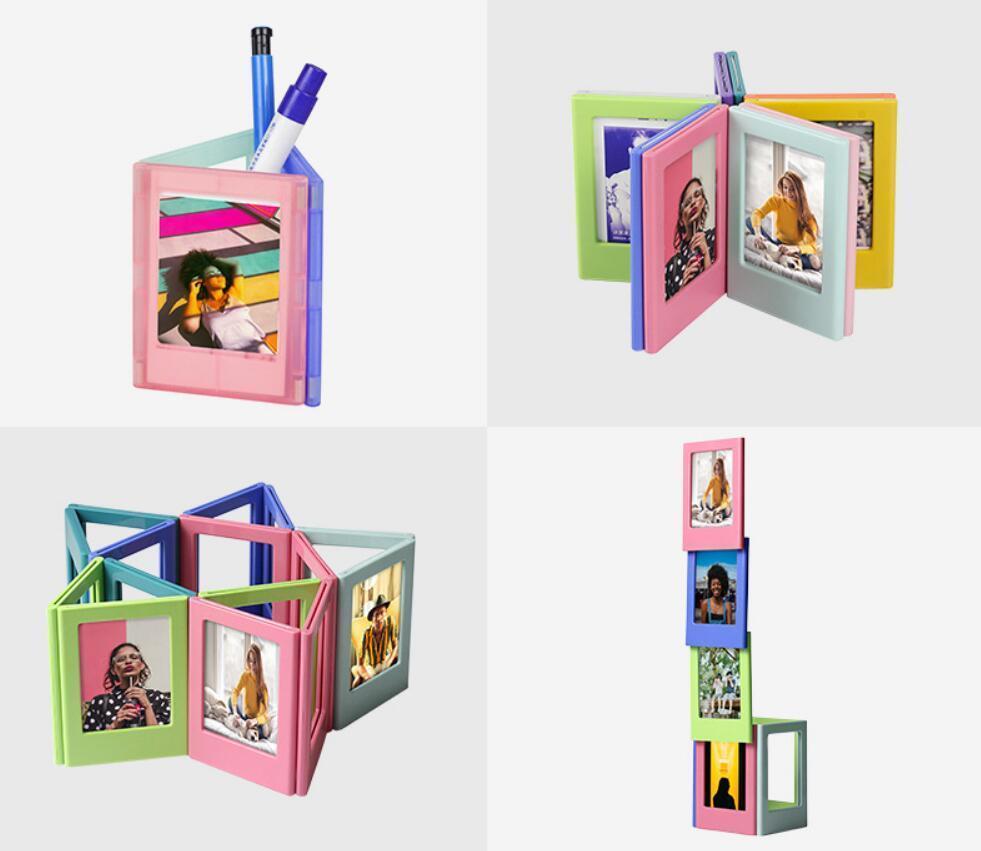Magnetiska Fotoramar för Polaroid/Instax - Komplett Färgset