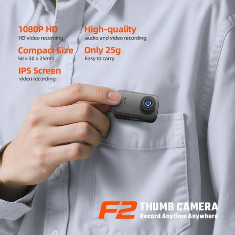 Mini 1080p tumkamera med vidvinkel Thumb Camera