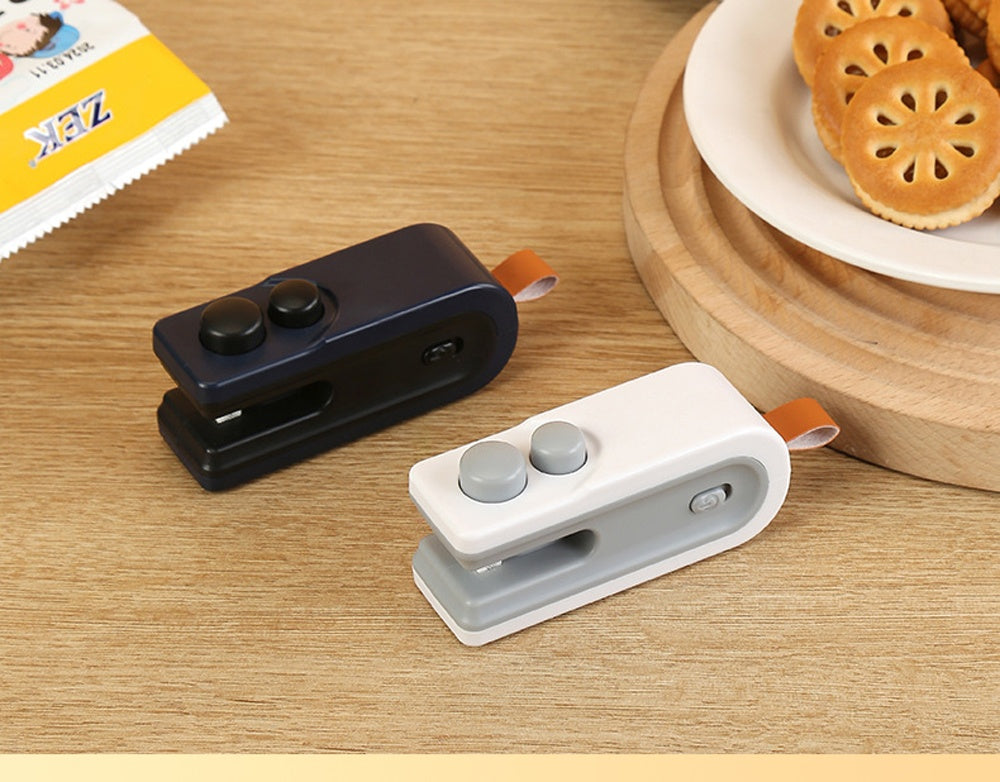 Mini Portabel Snackförslutare - USB-uppladdningsbar & Smidig