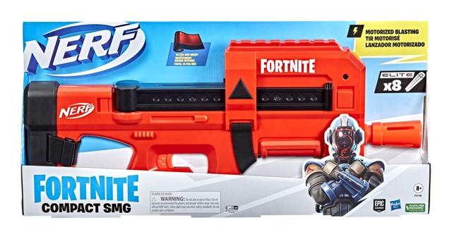 NERF Fortnite Compact SMG – Motoriserad Dartblaster