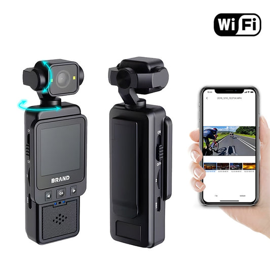 Portabel Videokamera 1080P - WiFi & Bildstabilisering