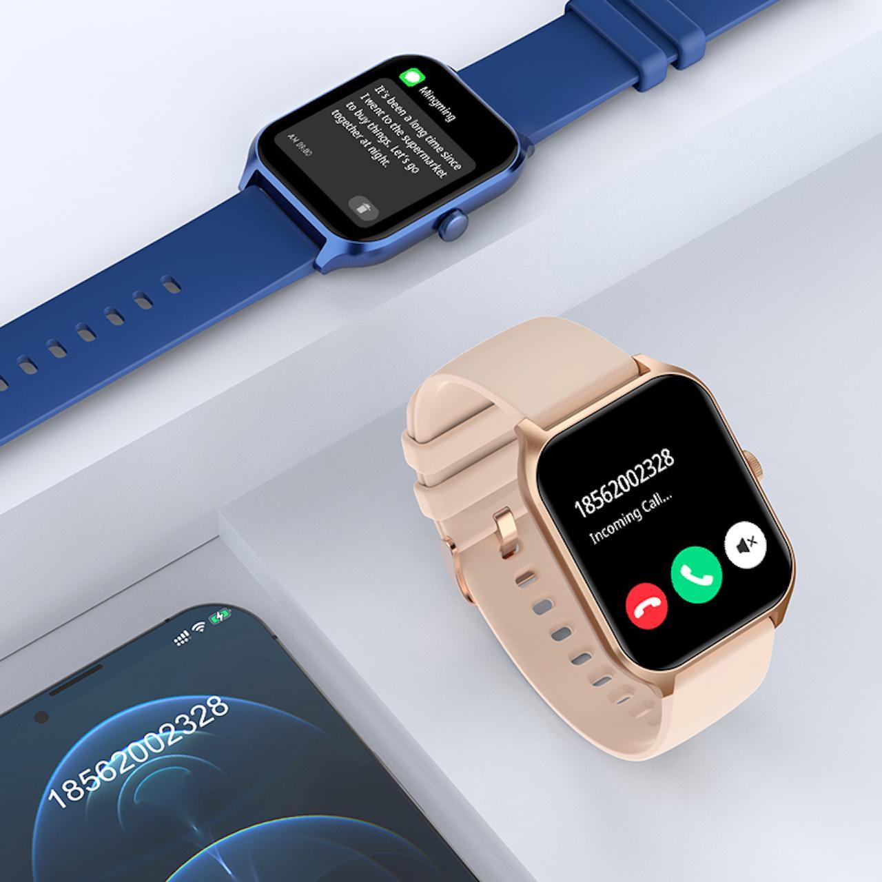 Premium Bluetooth Smartklocka 1.96" Skärm - Komplett Paket