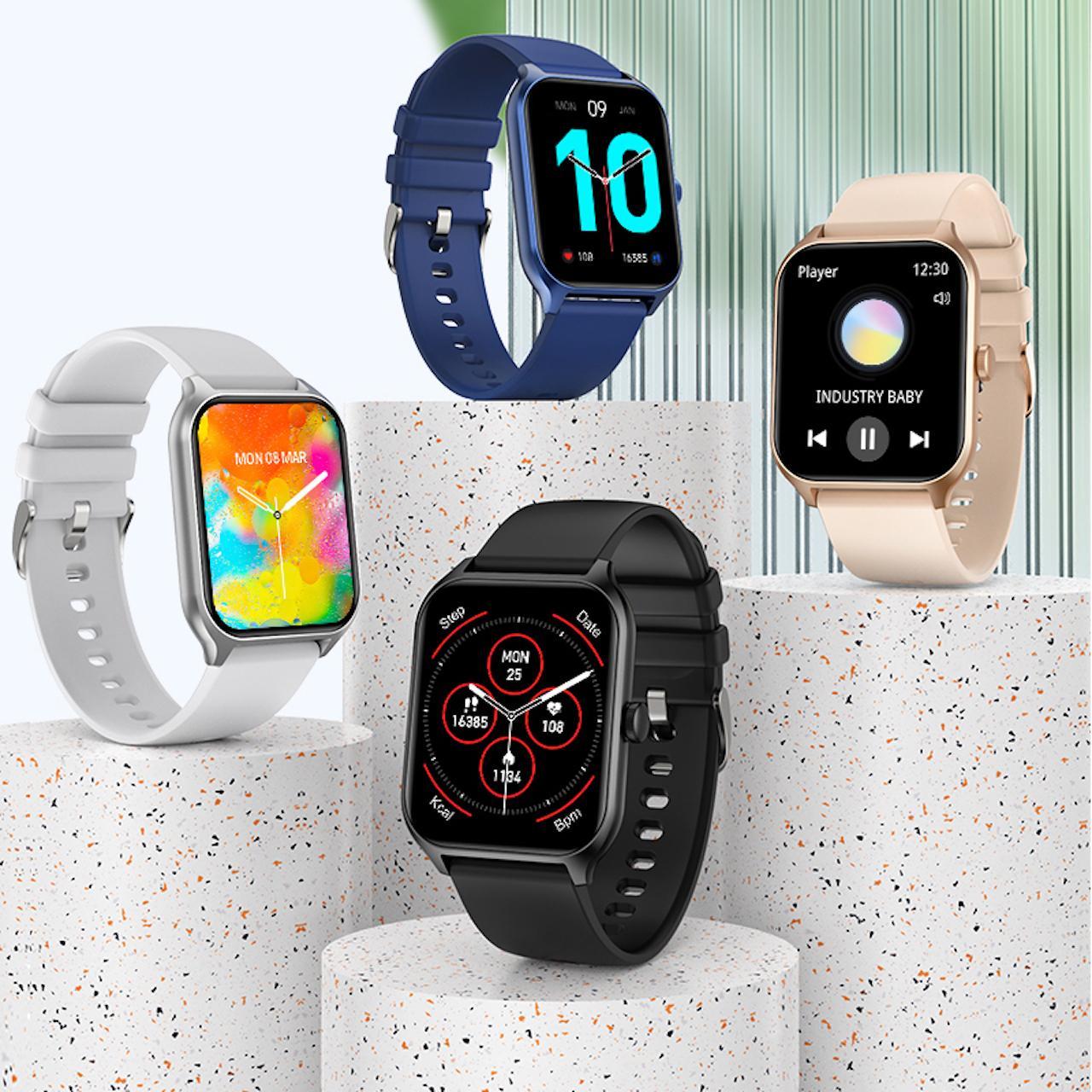 Premium Bluetooth Smartklocka 1.96" Skärm - Komplett Paket