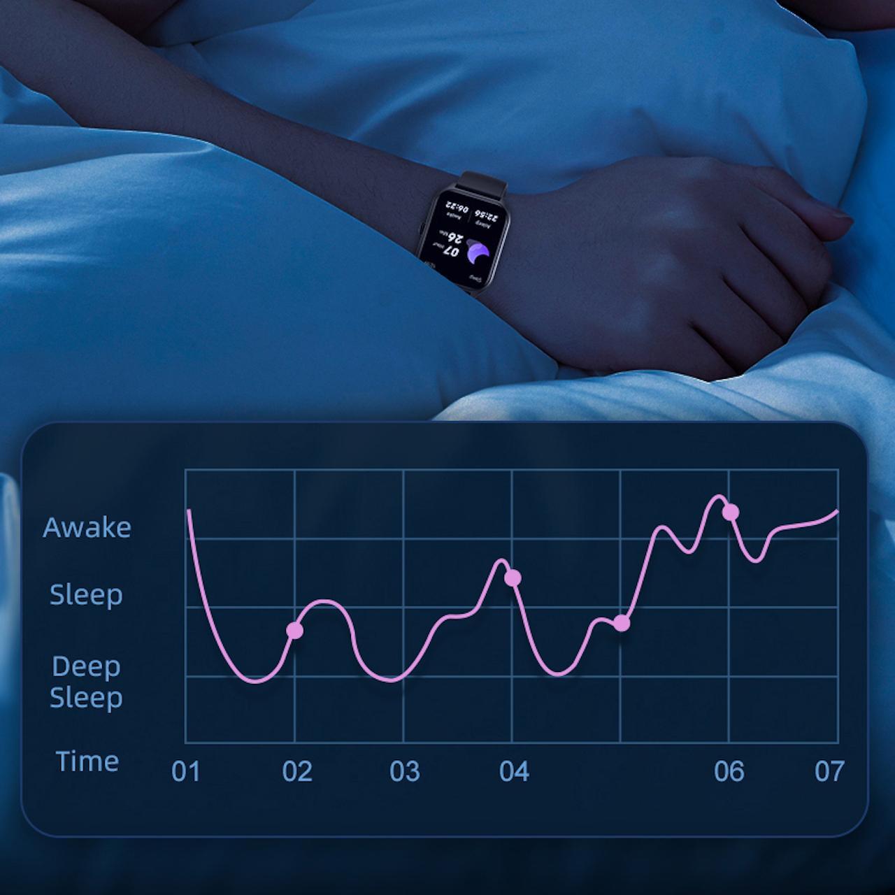 Premium Bluetooth Smartklocka 1.96" Skärm - Komplett Paket