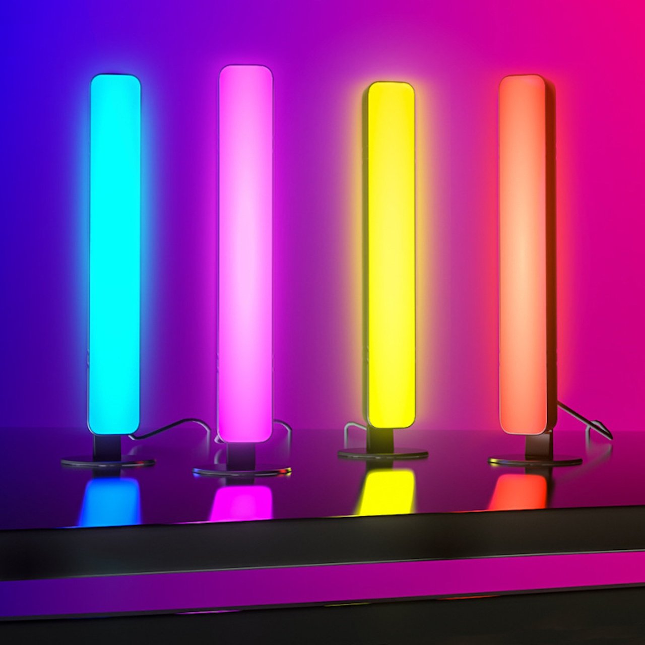 RGB Skrivbordslampa med Musiksynk och Fjärrkontroll