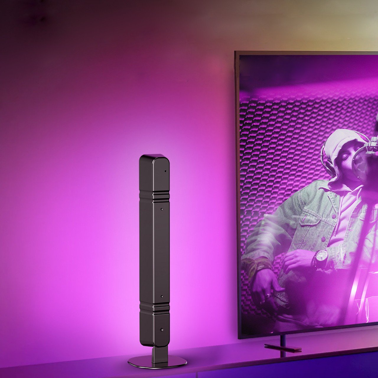 RGB Skrivbordslampa med Musiksynk och Fjärrkontroll