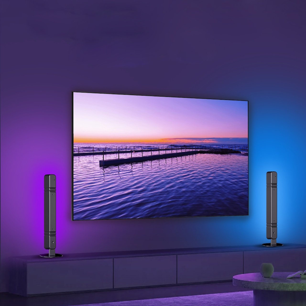 RGB Skrivbordslampa med Musiksynk och Fjärrkontroll