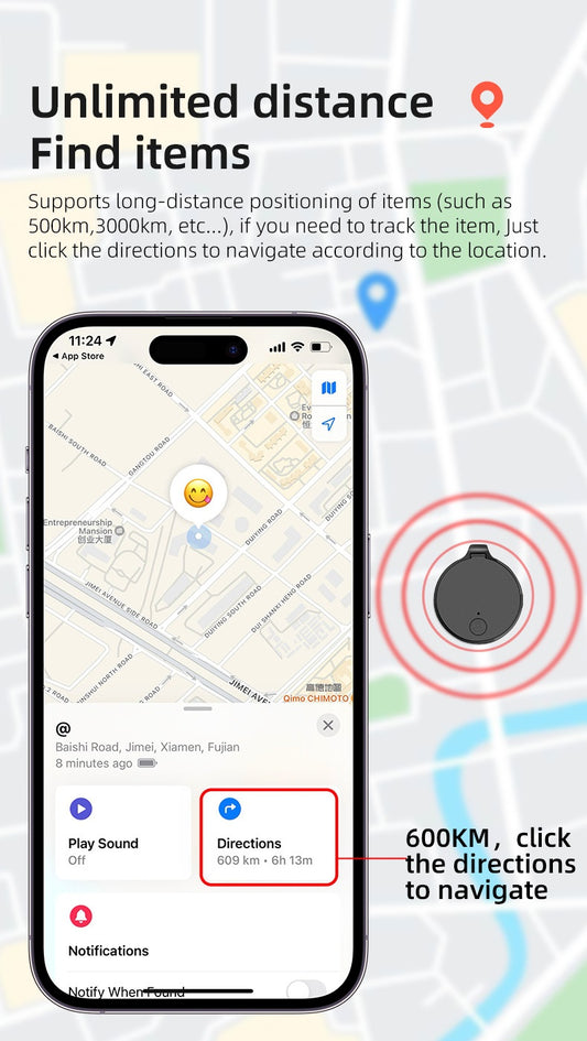 SafeTrak O - Smart tracker för Apple Find My