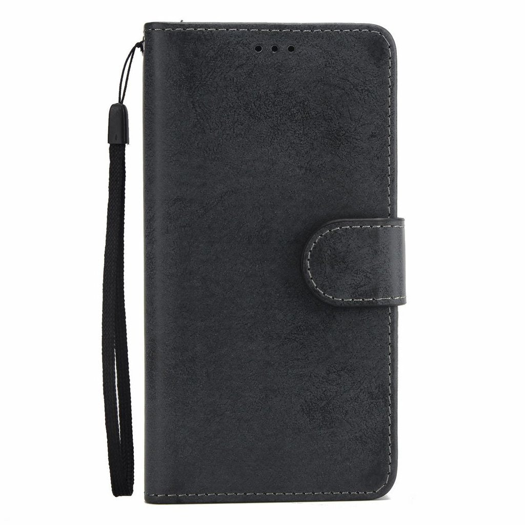 Suede magnetfodral för iPhone XS Max med magnetlås.