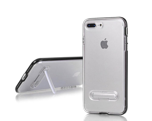 TPU Case med telefonställ + 2st skärmskydd iPhone 7+/8+