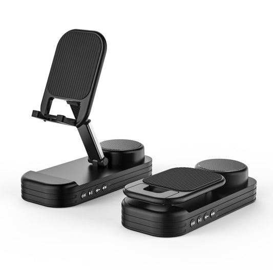 Trådlös Bluetooth-högtalare med Justerbart Mobilstativ – 9H Batteritid