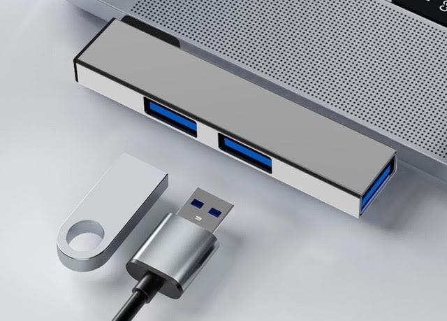 USB/USB-C Hub – Multifunktionell och Kompakt Adapter