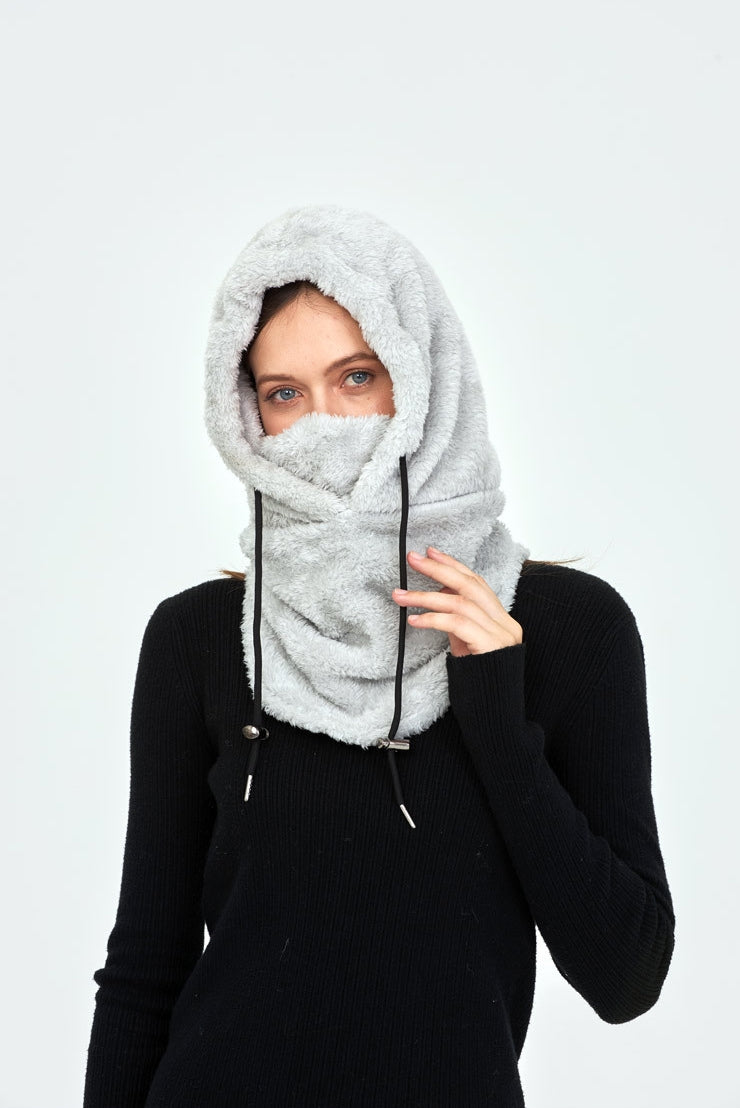 Vinter Balaclava med Huva - Varm & Mjuk Fleece