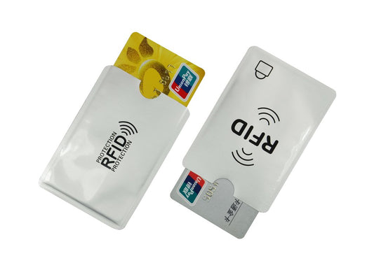 2x RFID-blockerande korthållare