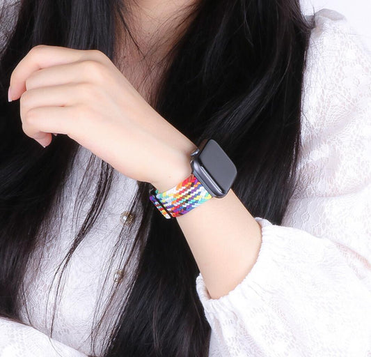Apple Watch armband i flätad nylon