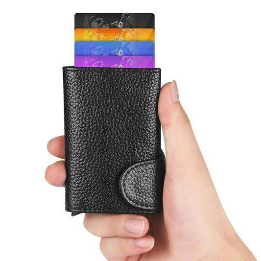 Bitmore rfid blockerande plånbok i 100% äkta läder