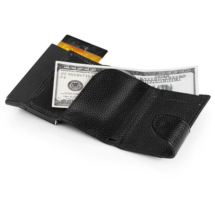 Bitmore rfid blockerande plånbok i 100% äkta läder