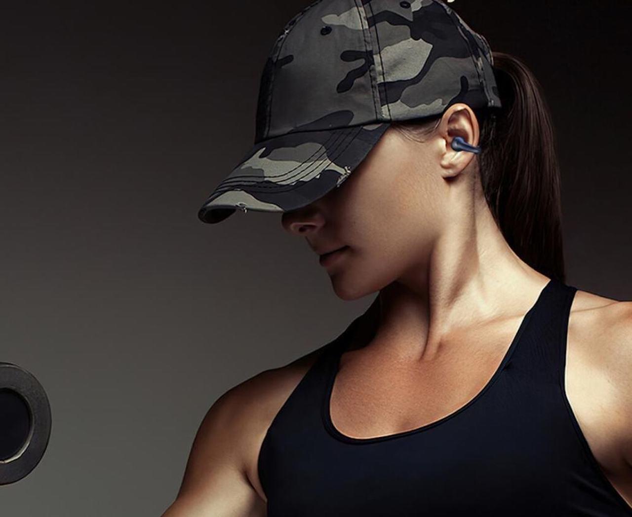 Clip on Bluetooth hörlurar med avancerad ljudteknik 2-pack