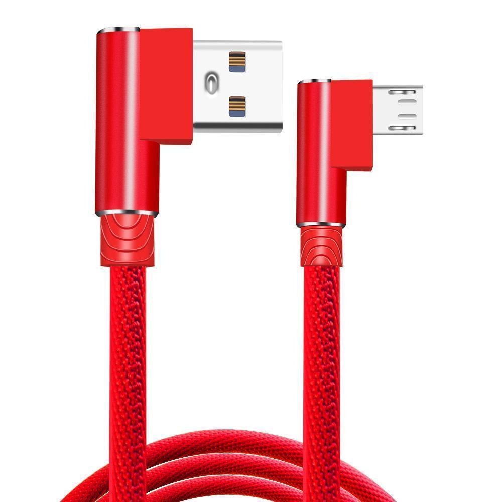Flätad 2.4A kabel - 3 meter lång Lightning