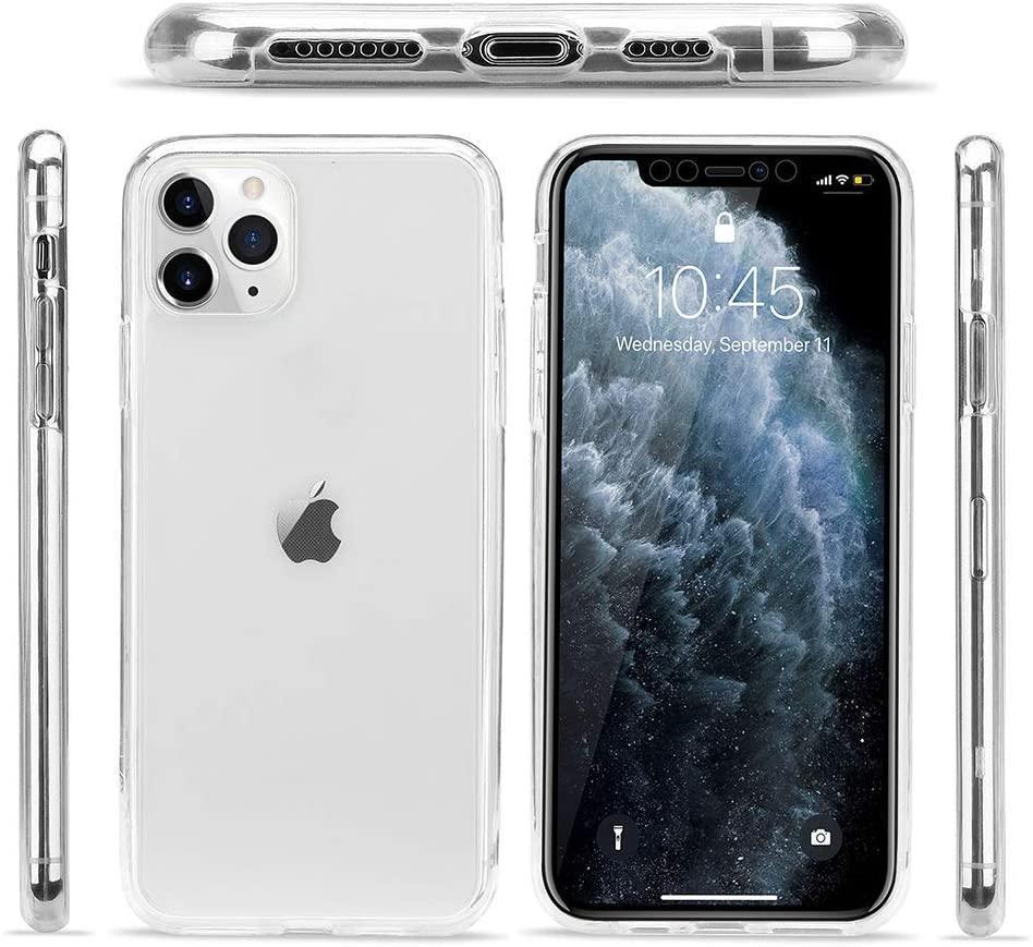 Full cover transparent TPU-skal till iPhone